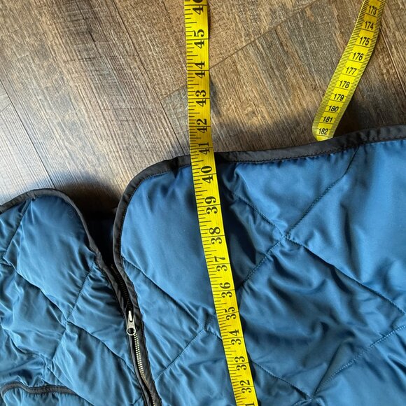 Lands' End Puffer Jacket Sz 1X FeatherFree Primaloft Quilted Maxi Hooded Women's - Picture 9 of 12